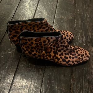 Leopard print ankle boots - Vintage Nine West